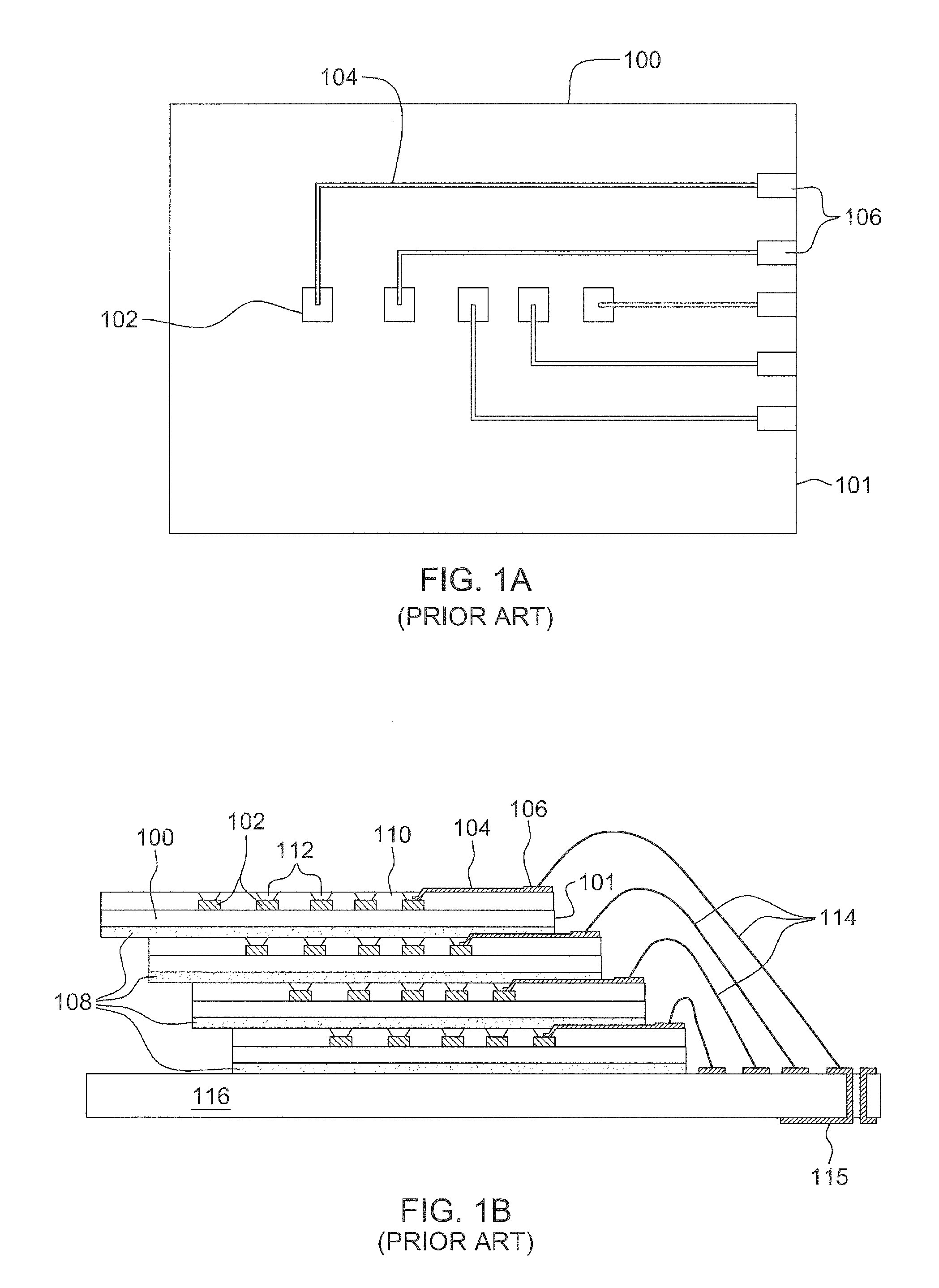 Stackable circuit structures and methods of fabrication thereof