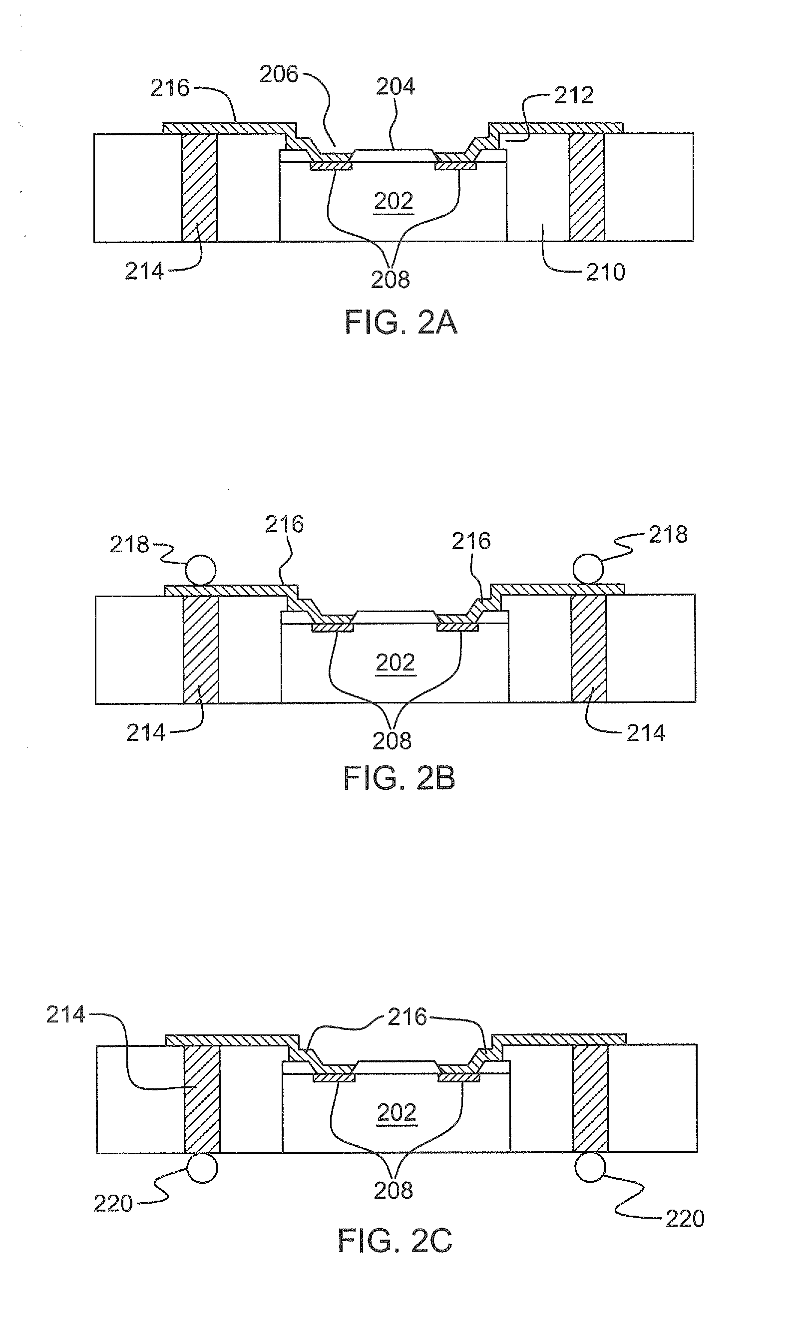 Stackable circuit structures and methods of fabrication thereof