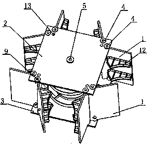 Containerized type express delivery compartment and delivery method thereof