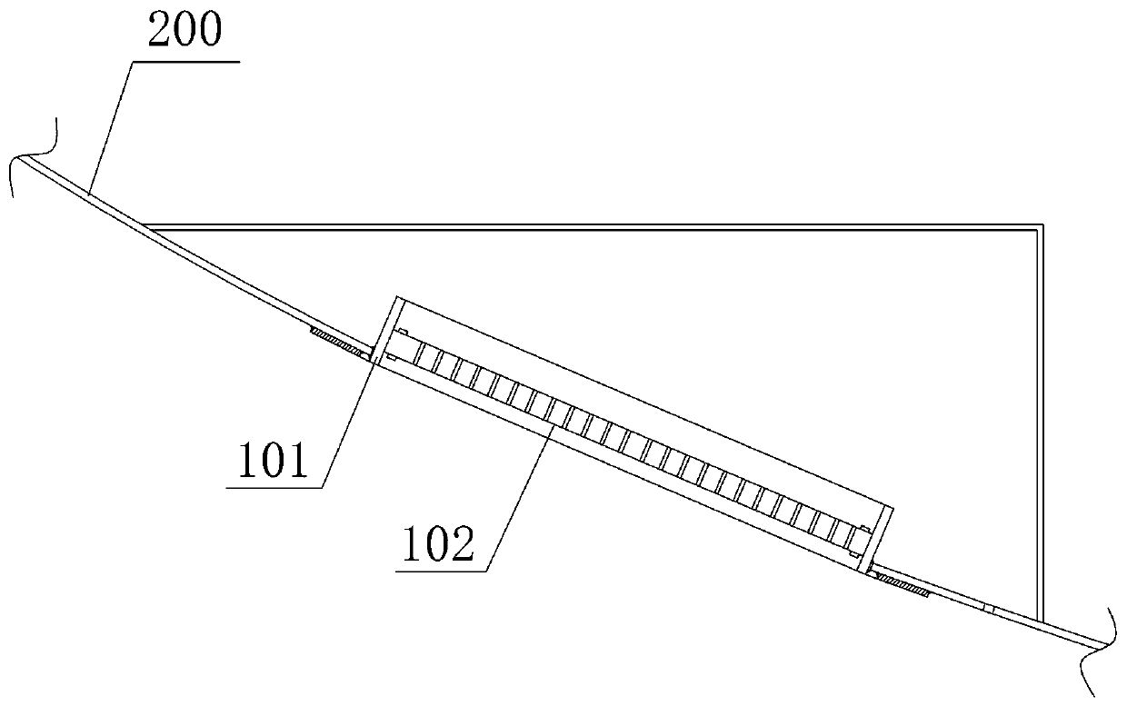 Sea chest suction structure