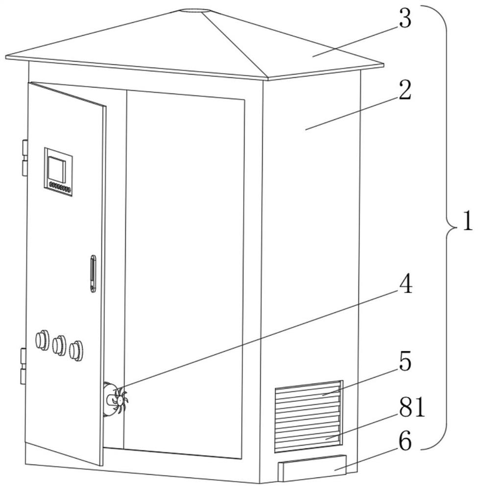 Electric power cabinet