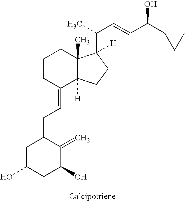 Pharmaceutical composition including a corticosteroid and a vitamin d analog having improved stability