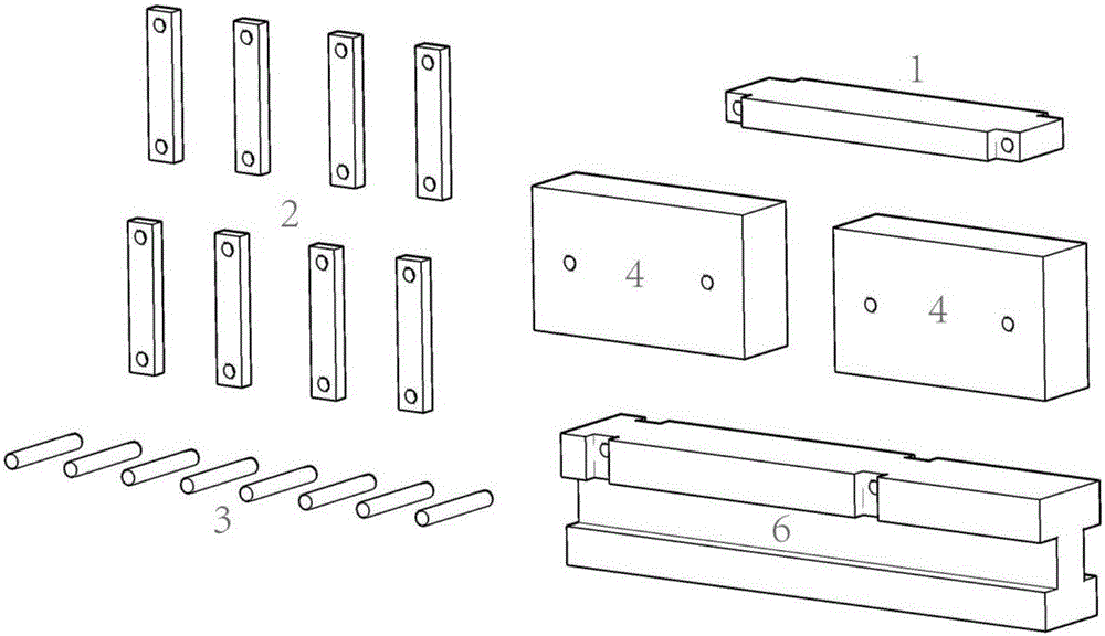 Measurement device of wood along-grain direction pure shear strength