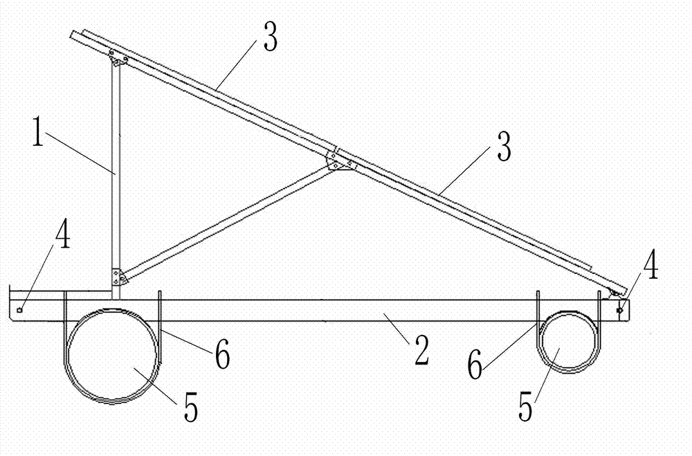 Construction technology for building photovoltaic power station on water