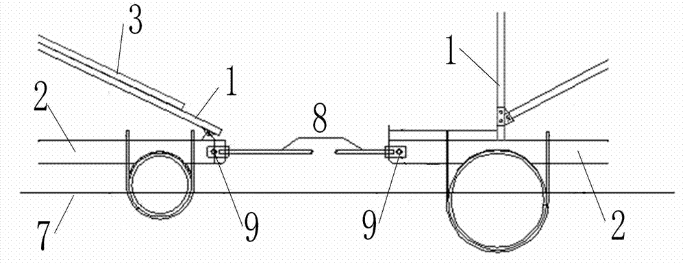 Construction technology for building photovoltaic power station on water