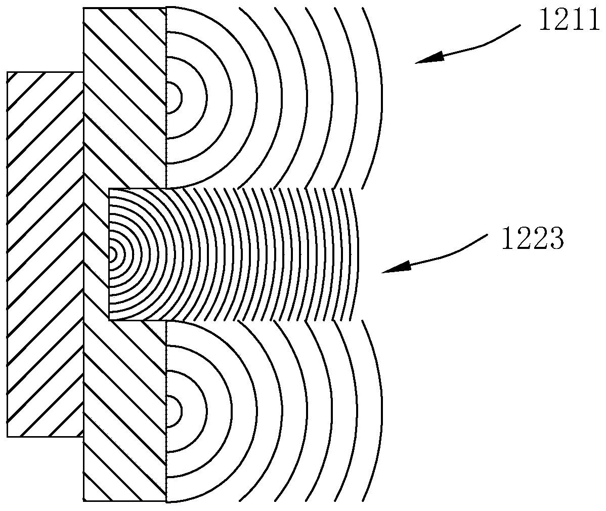 Vibration component, cosmetic device with the vibration component and method of use thereof