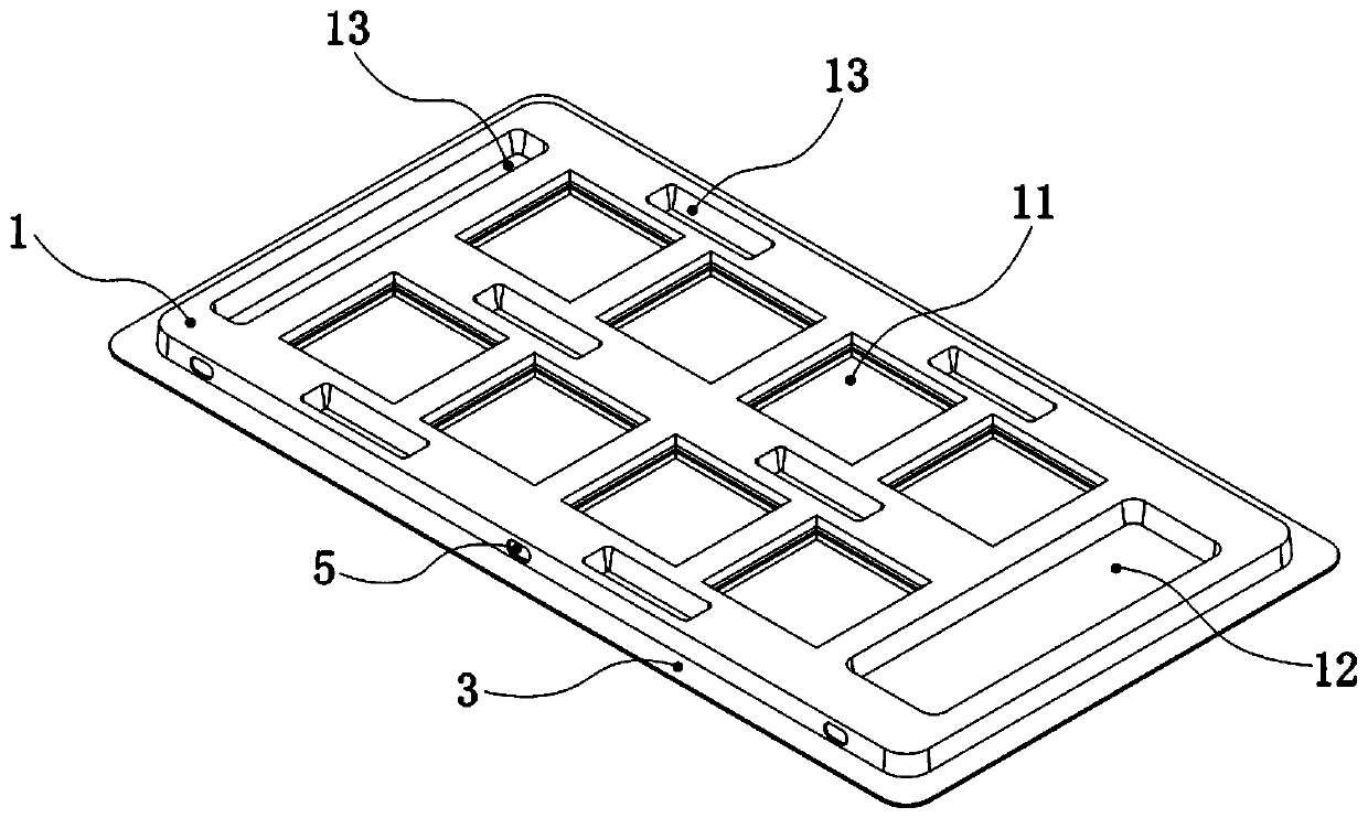 Chip packaging box and chip packaging method