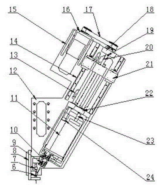 Large-barrel dispenser servo glue discharging device