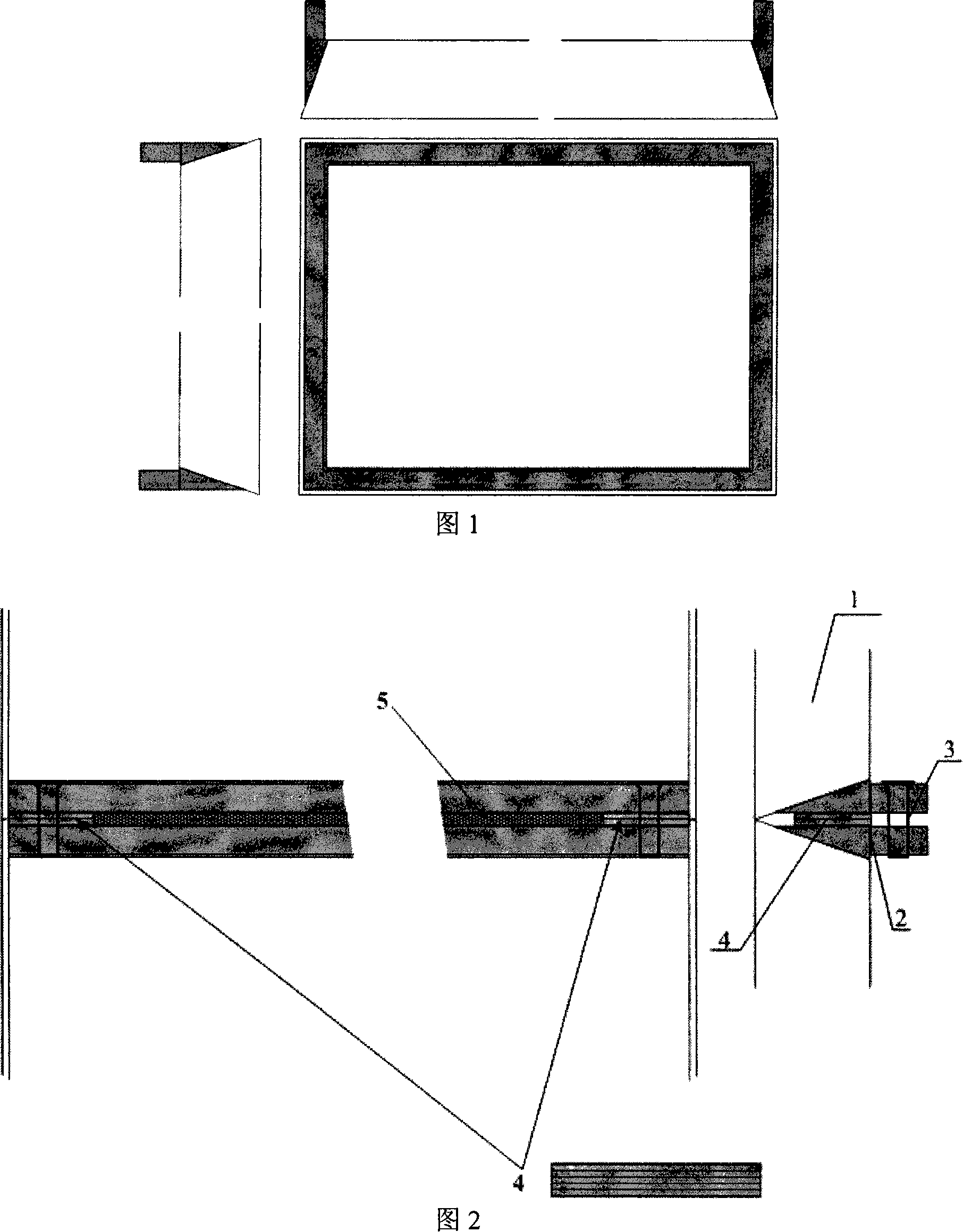 Seamless split joint video frequency wall