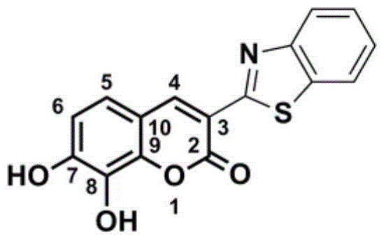 Specific fluorescent probe for catechol-O-methyltransgerase (COMT) and application thereof