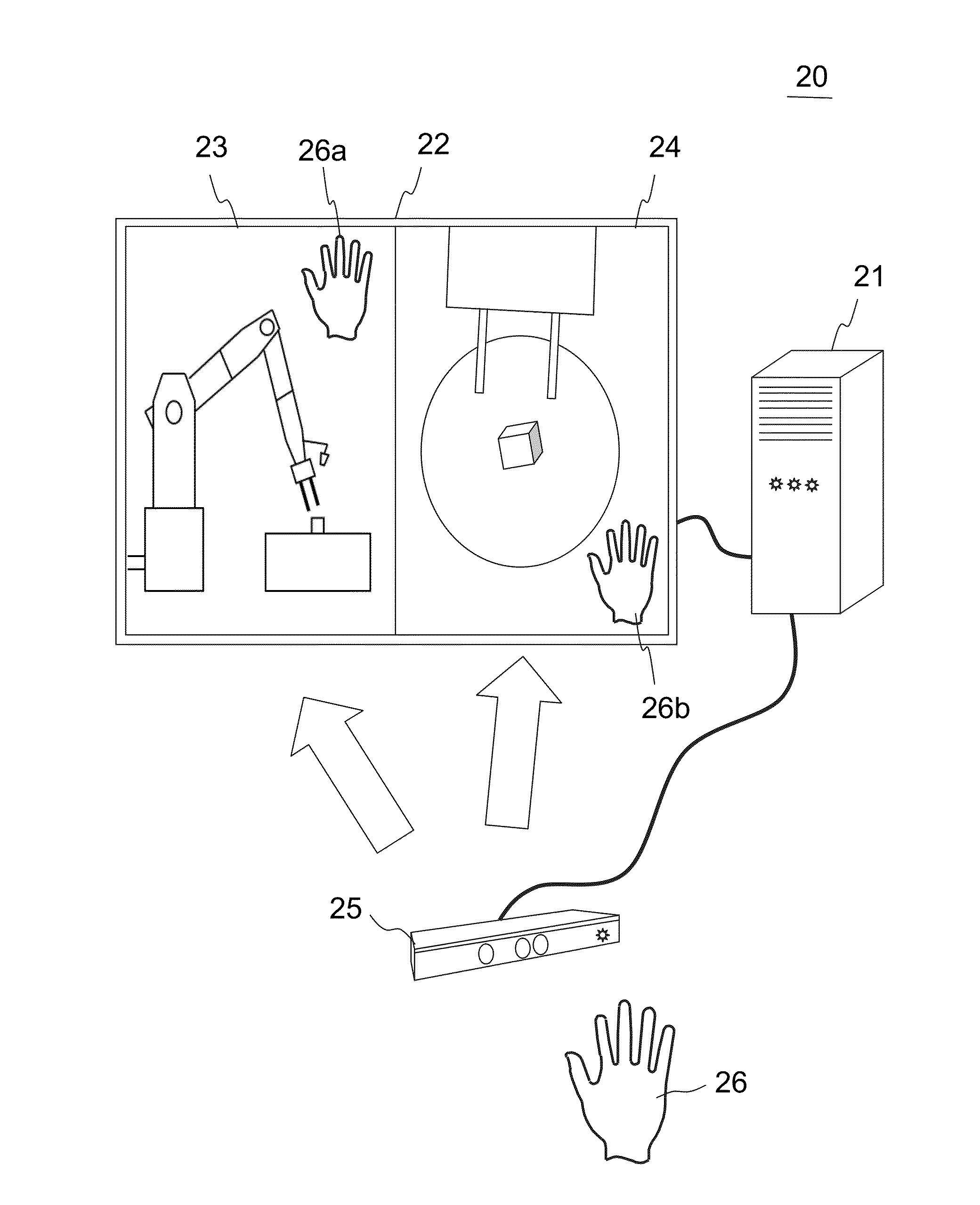 Teaching device and method for robotic arm