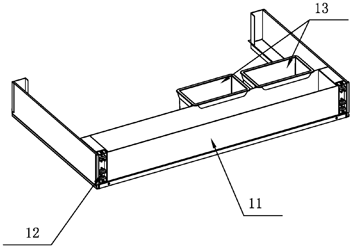 Pulling storage basket with combination and multi-layout and application thereof