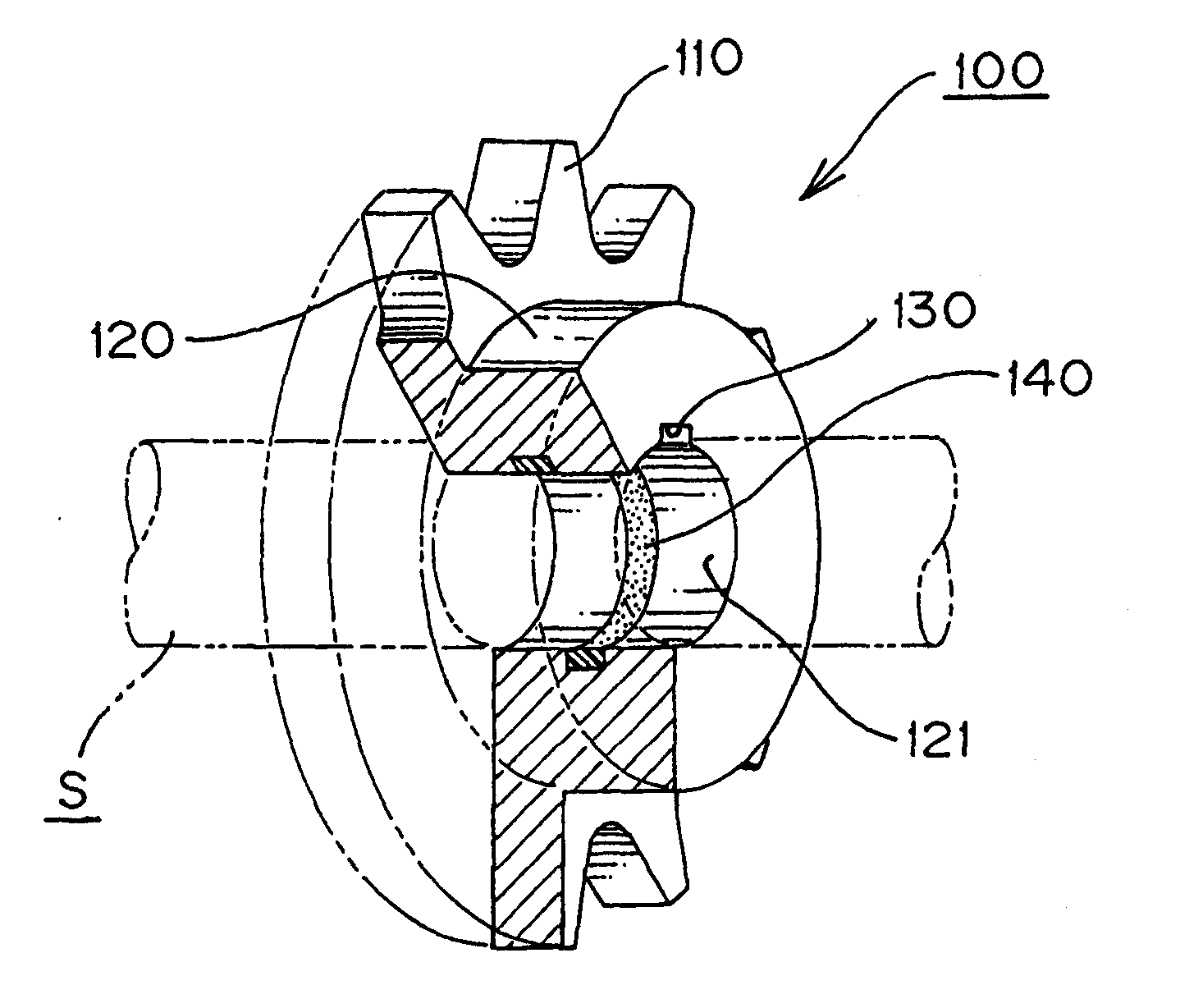 Shaft antiseizing type sprocket