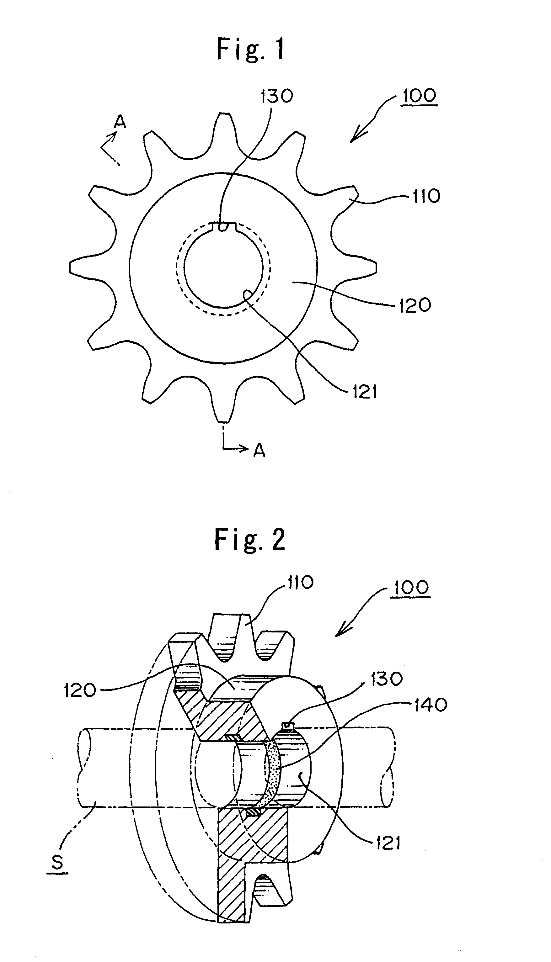 Shaft antiseizing type sprocket