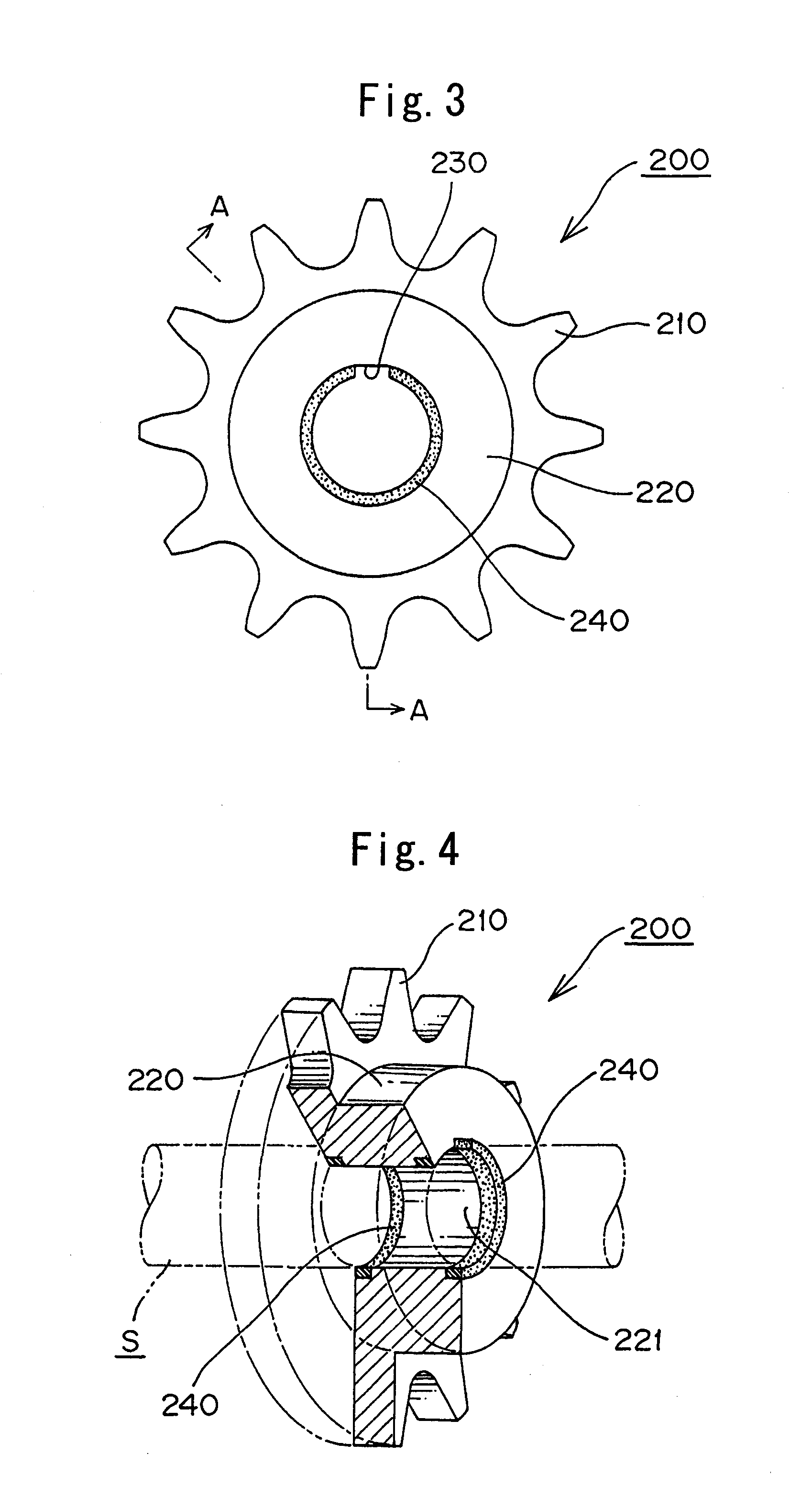 Shaft antiseizing type sprocket