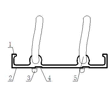 LED (light emitting diode) lighting module with thermoelectricity separation function