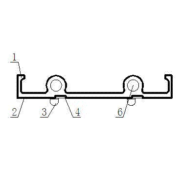 LED (light emitting diode) lighting module with thermoelectricity separation function