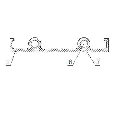 LED (light emitting diode) lighting module with thermoelectricity separation function