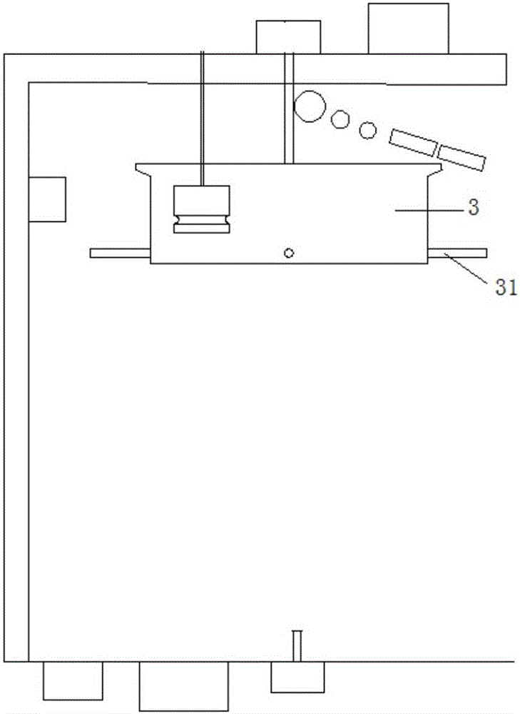 Inverted take-up device and inverted take-up method