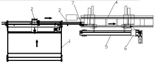 Automatic feeding machine for solar frame production robot