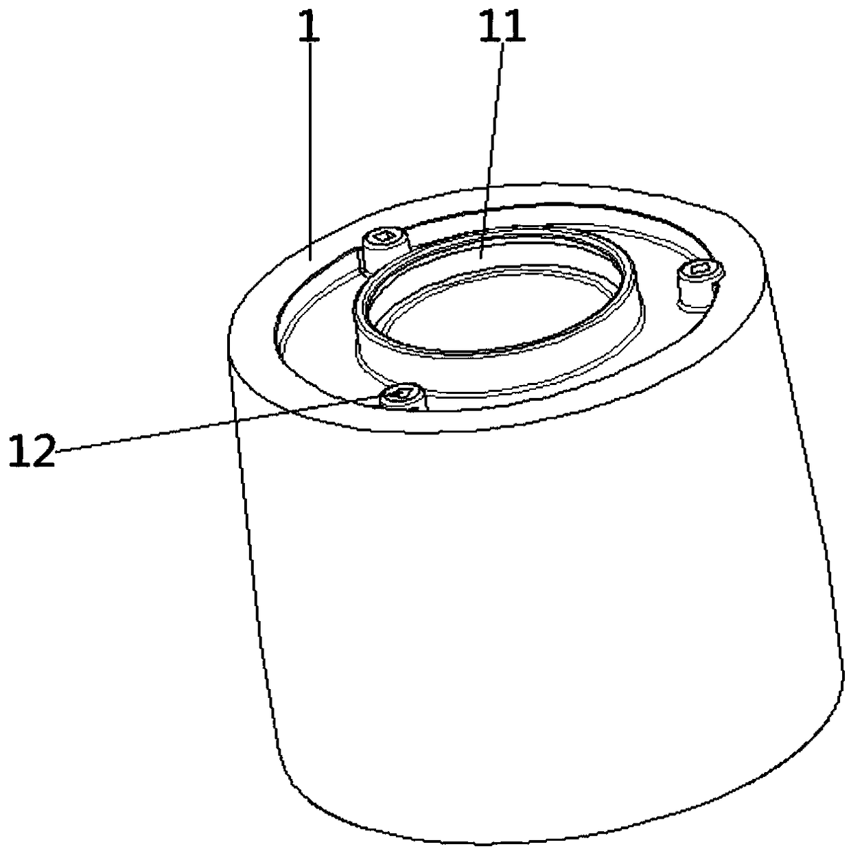 Semi-open water pump with optimized impeller structure and using method thereof