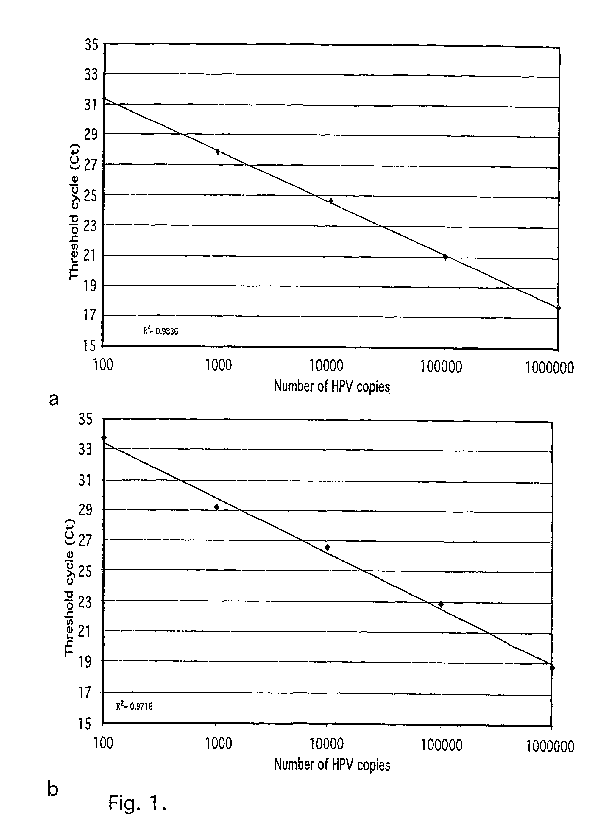 Method and kit for quantitative and qualitative determination of human papillomavirus