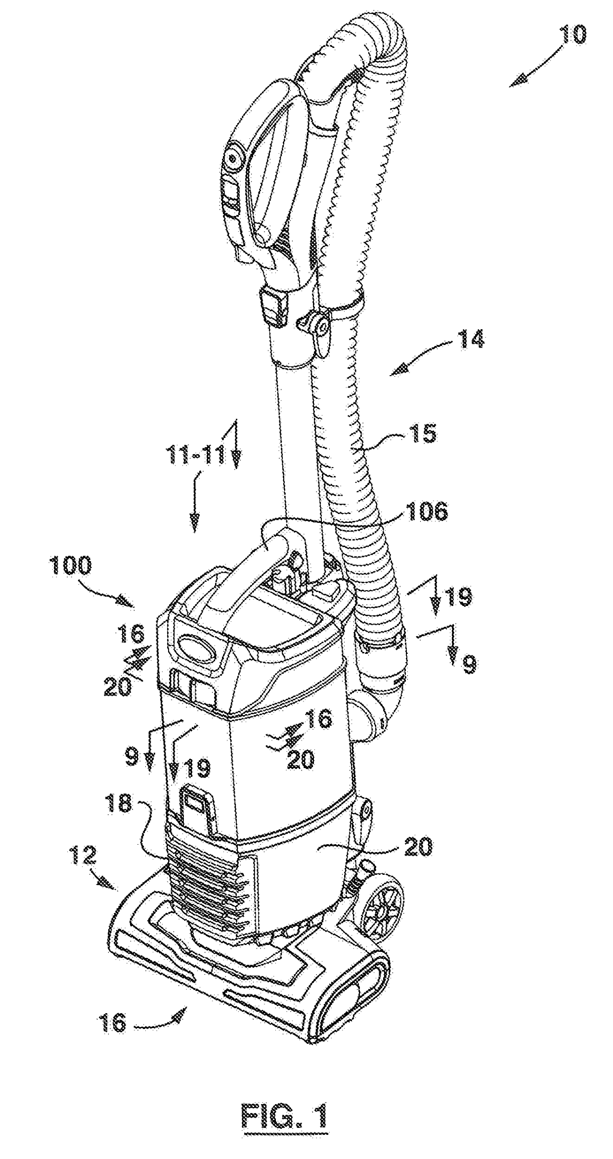 Cyclone assembly for surface cleaning apparatus and a surface cleaning apparatus having same