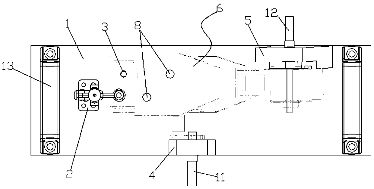 Vehicle suspension bracket inspection tool and inspection method thereof