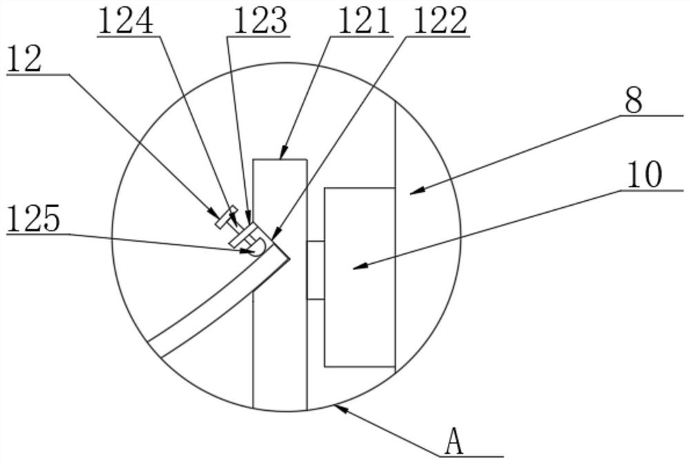 Grinding machine capable of fixing drum brake pads of different models and for drum brake machining