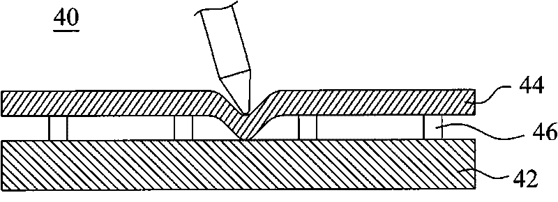 Combined type touch panel and operation method thereof