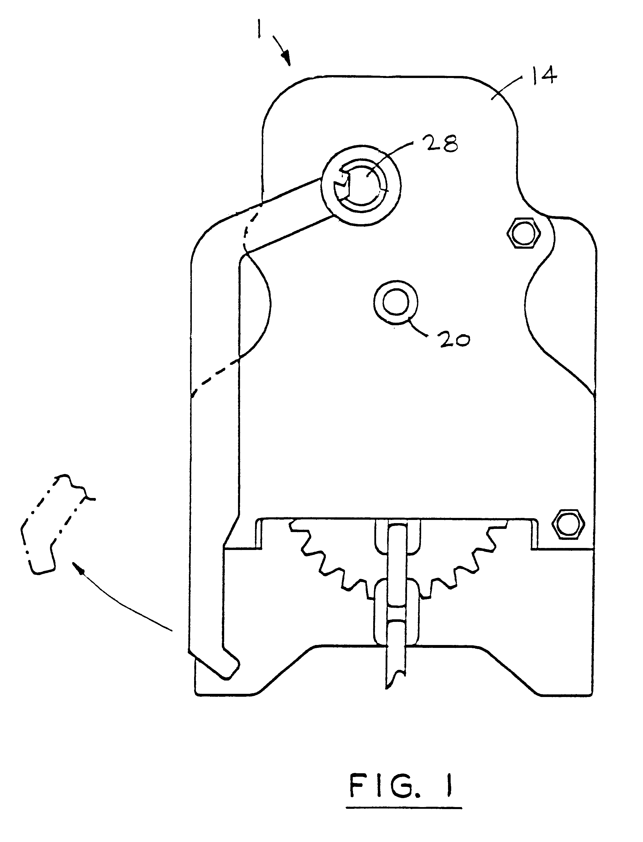 Electronic sensor for a quick release hand brake