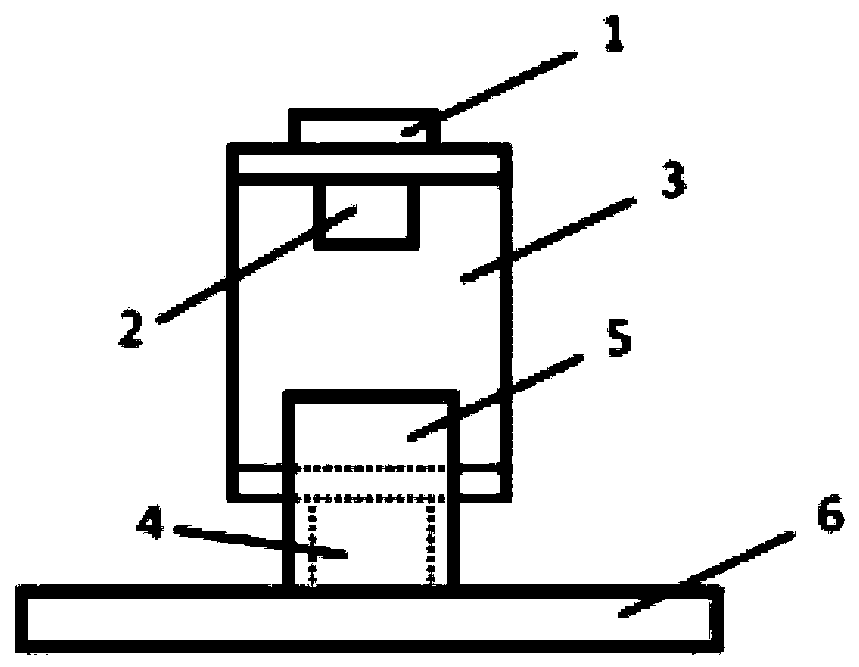 Single-point weight metering system, weighing device and weighing method