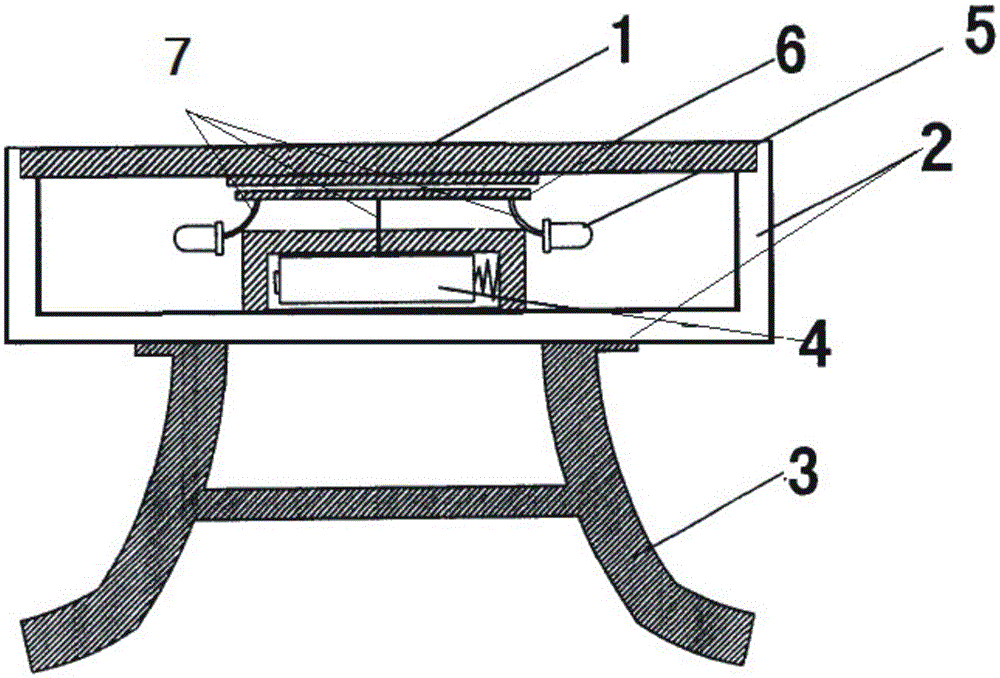 Outdoor table with mosquito repelling function