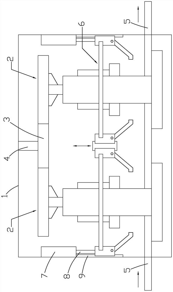 A stamping device for pipe fitting mold production