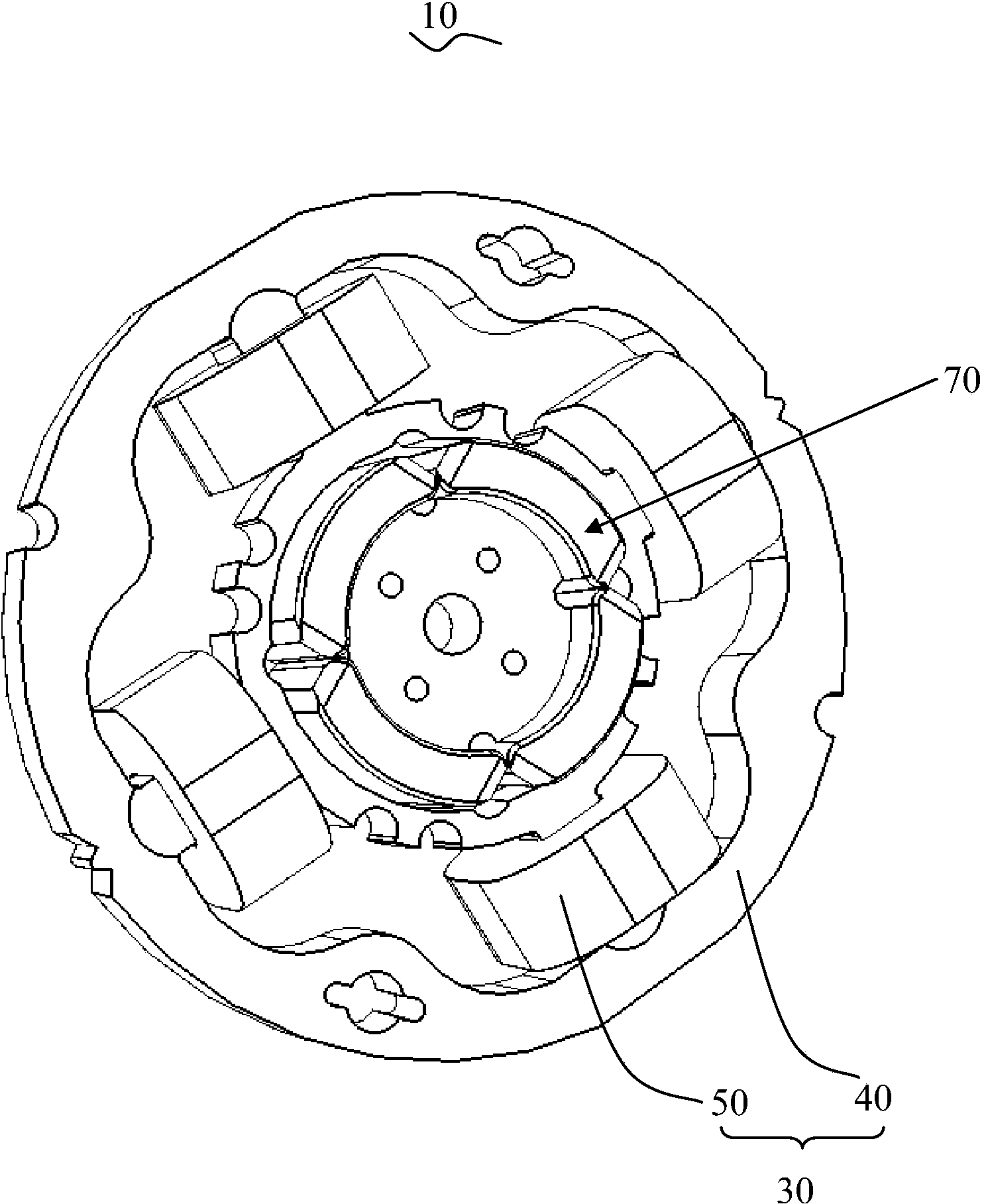 Single-phase brushless motor