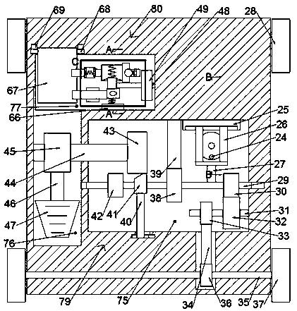 Sowing device capable of automatically adding base fertilizer