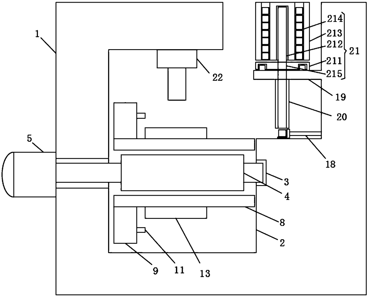 Automatic assembling device of flat copper wheel for plastic-steel door and window