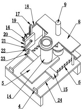 A kind of electric motor shell heating and shrinking equipment for new energy vehicles