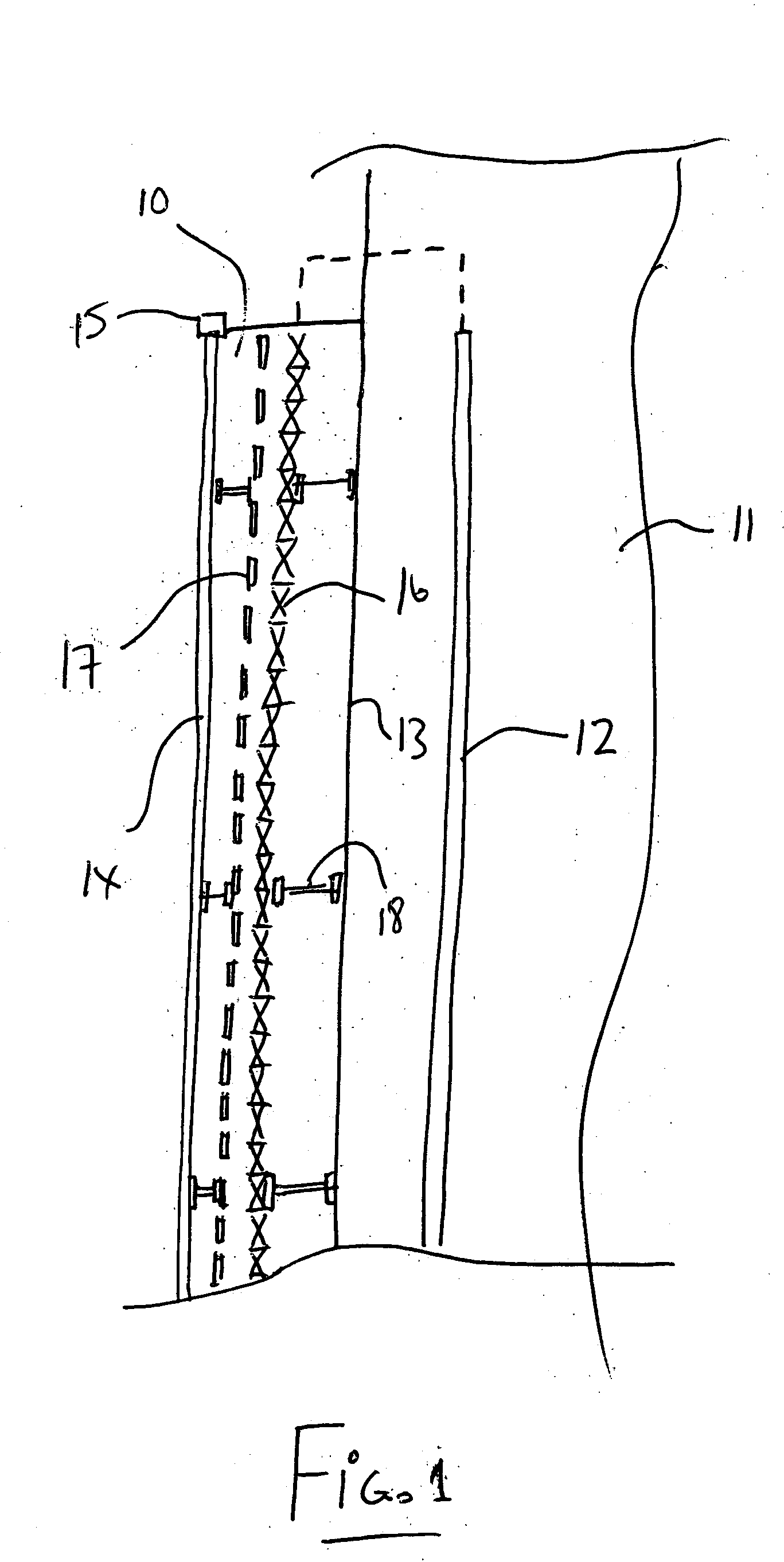 Cathodic protection of steel within a covering material