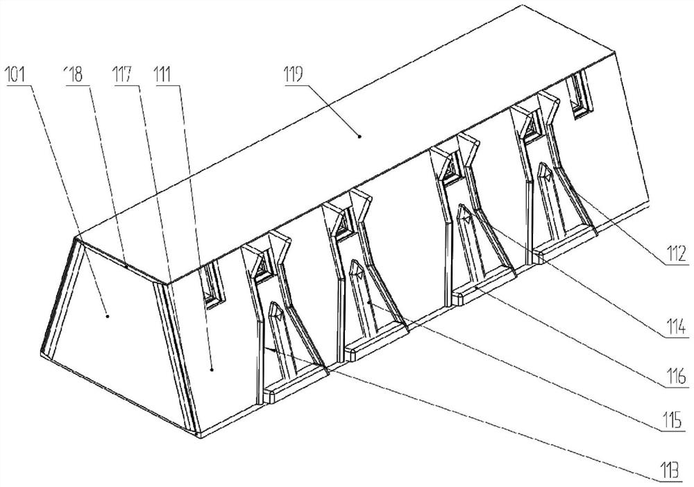 Dam upstream face anti-seepage structure