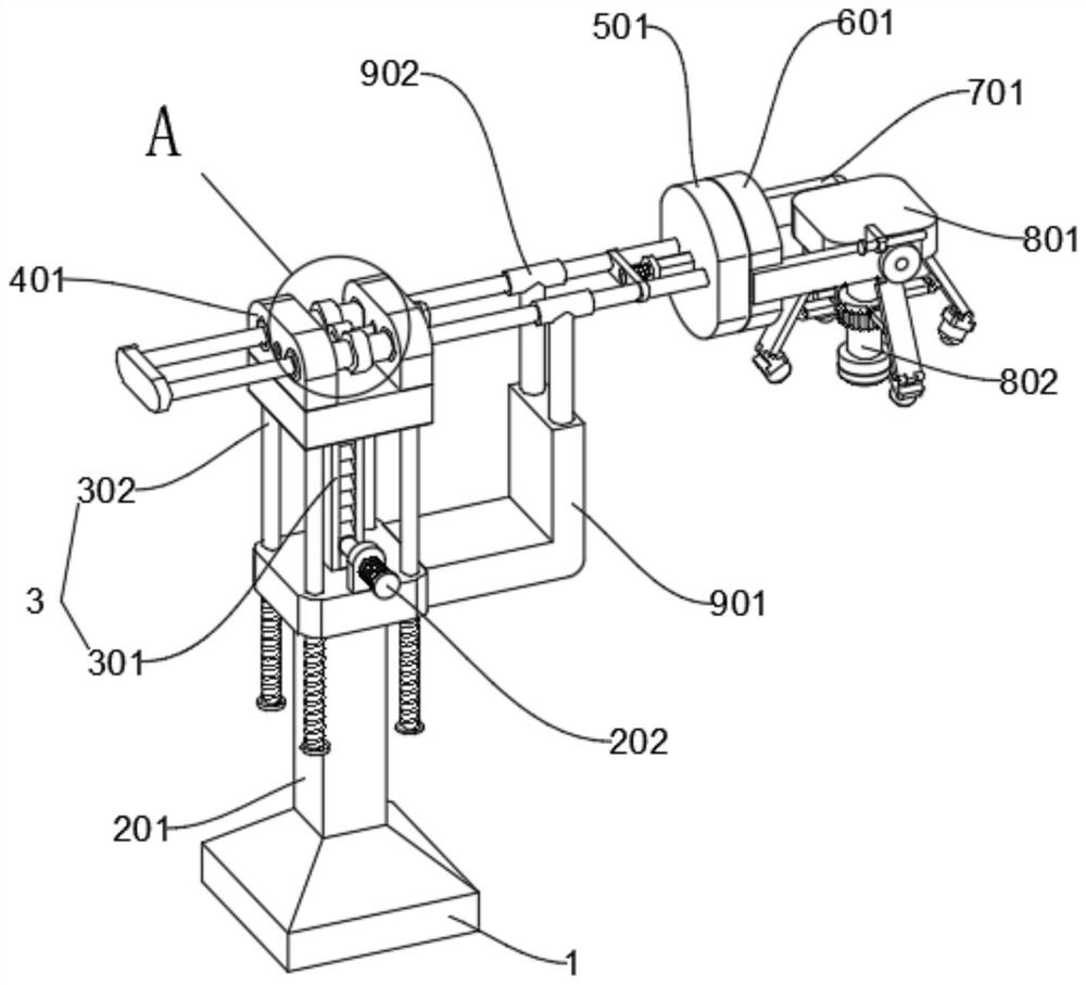 Novel kidney transplantation observation lighting device