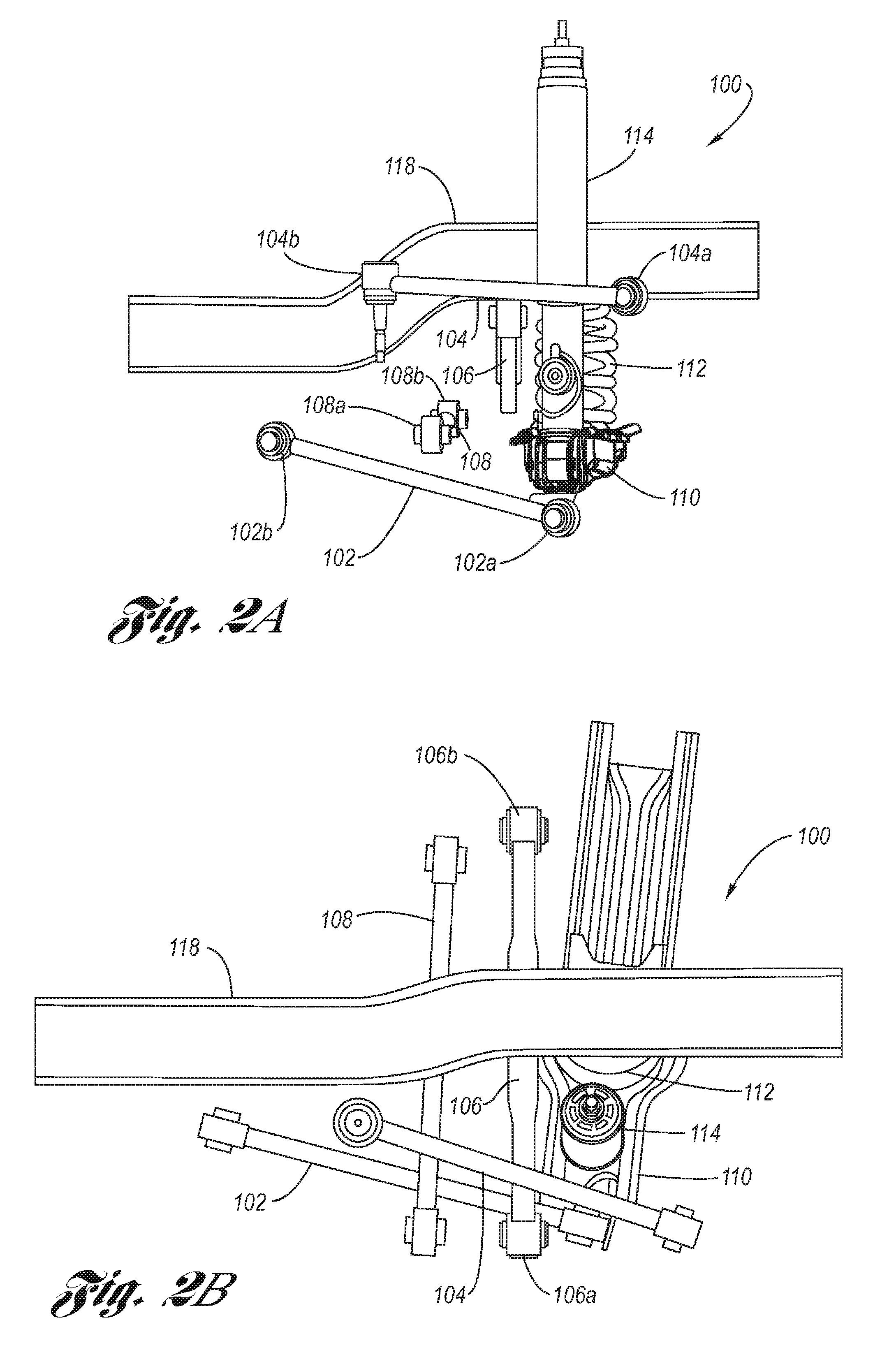 Decoupled 5-link independent rear suspension