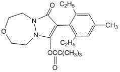 Weeding composition containing propoxycarbazone, pinoxaden and florasulam