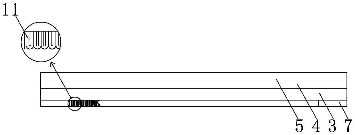 Multilayer structure sound insulation carpet and preparation method thereof