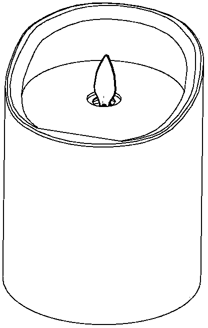 Electronic illuminating apparatus for simulating real fire