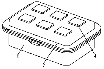 A production process of plastic packaging box