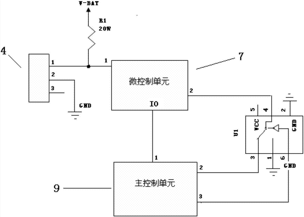 Intelligent glucometer automatically started by inserting test strip