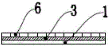 A preparation method of one-time fired glass-ceramic composite board