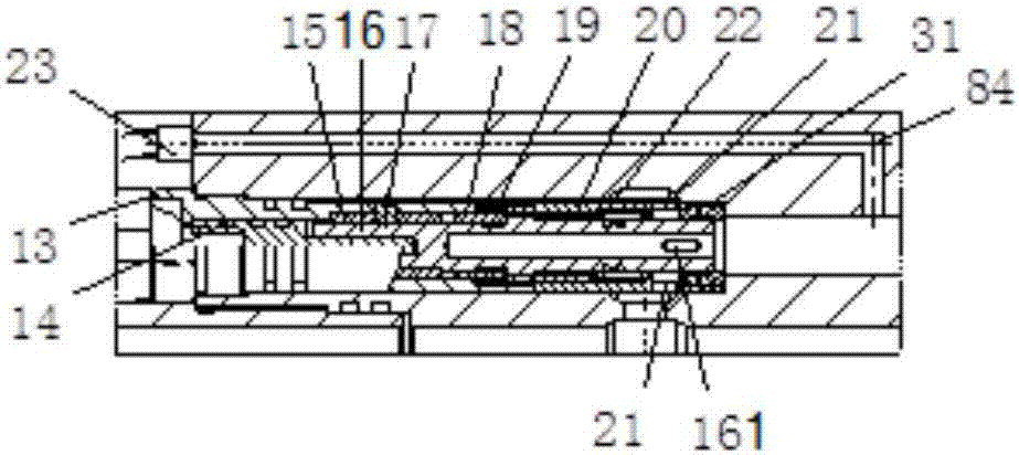 Downhole intelligent-control-type packing two-way injection allocation device