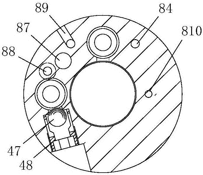 Downhole intelligent-control-type packing two-way injection allocation device